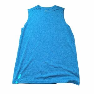 Blue Sleeveless Athletic Top